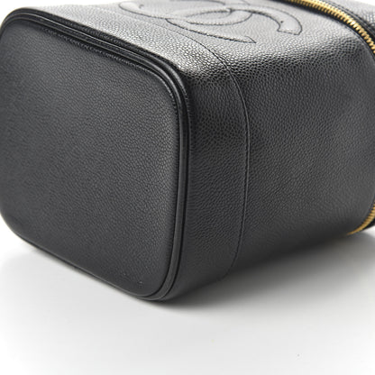 Chanel Caviar Vanity Cosmetic Case Black 7 of 14