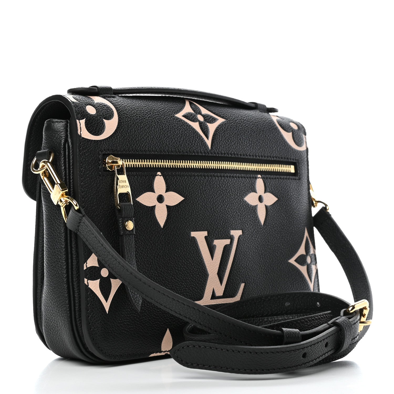 Louis Vuitton Empreinte Monogram Giant Pochette Metis Black Beige 2 of 4