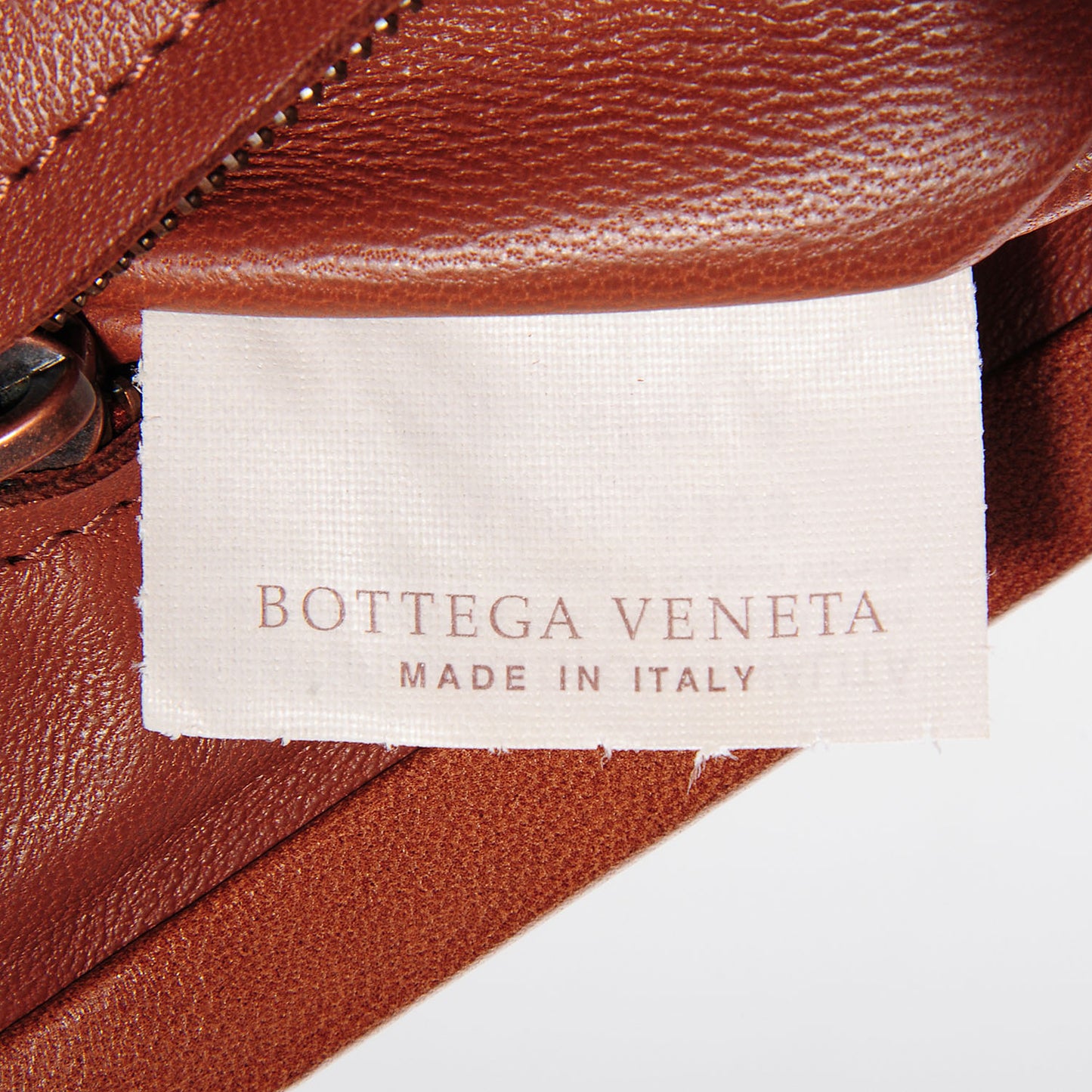 Leather San Marco Knot Clutch Tea