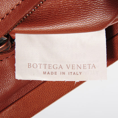 Bottega Veneta Leather San Marco Knot Clutch Tea 7 of 9