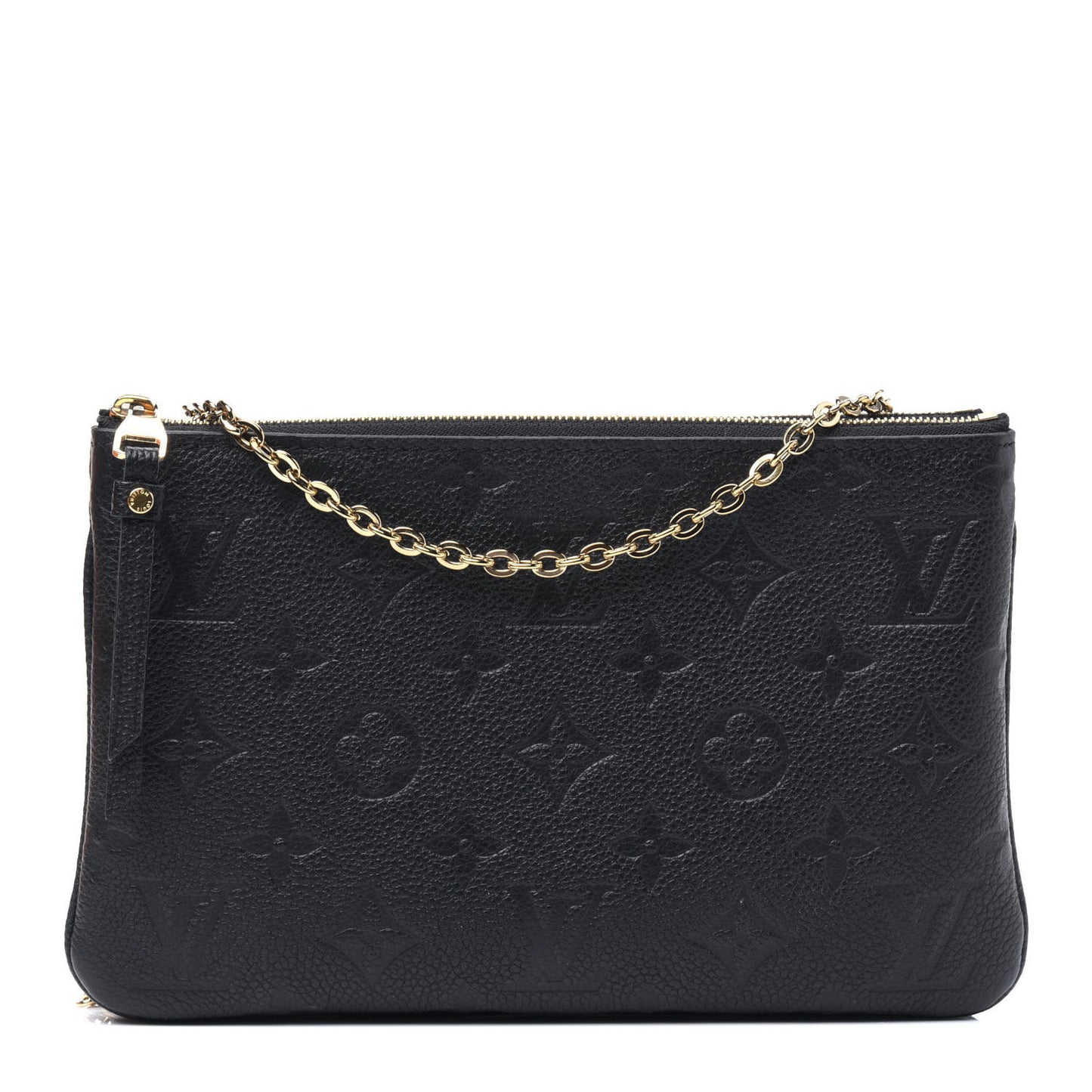 Empreinte Double Zip Pochette Black