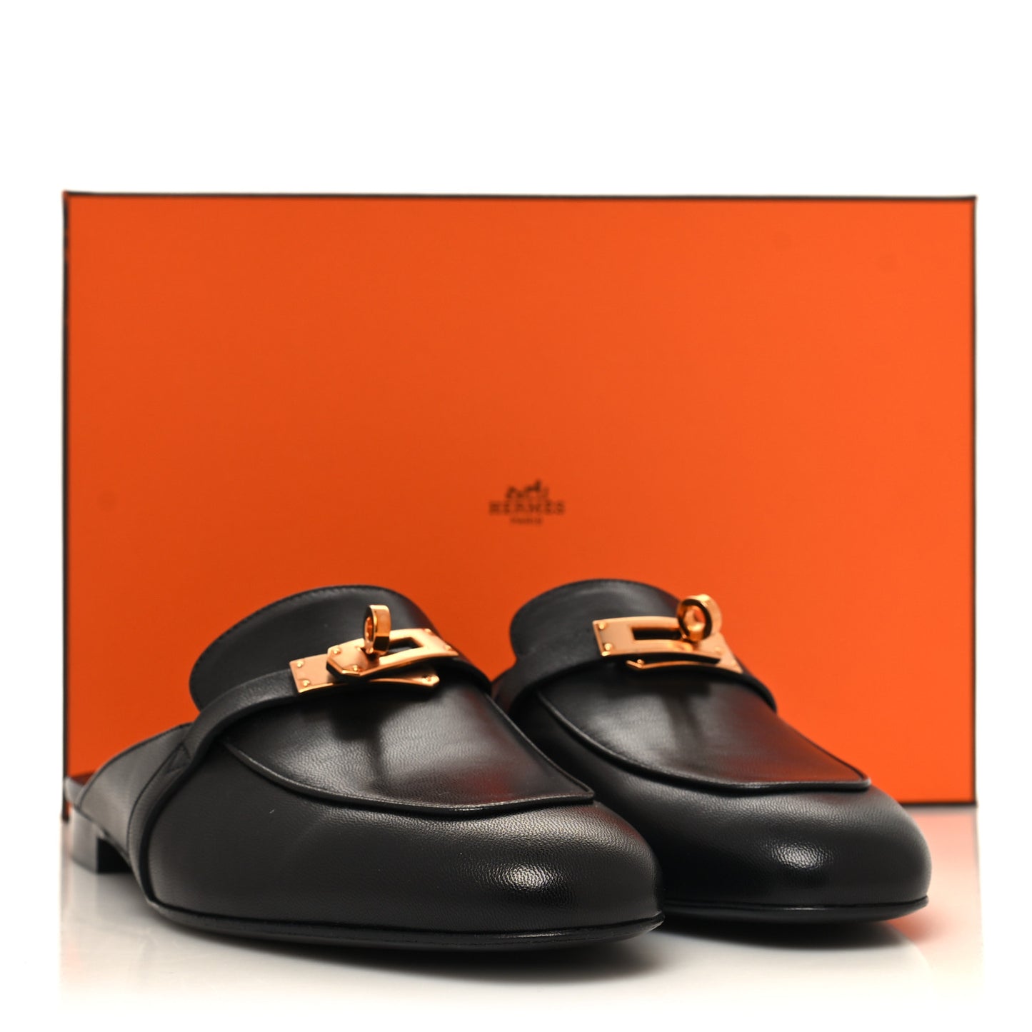 Goatskin Oz Mules 40 Black