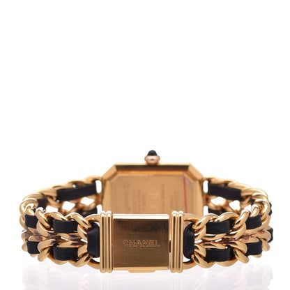 Chanel Stainless Steel Lambskin 20mm Chain Premiere Quartz Watch Gold M 4 of 6
