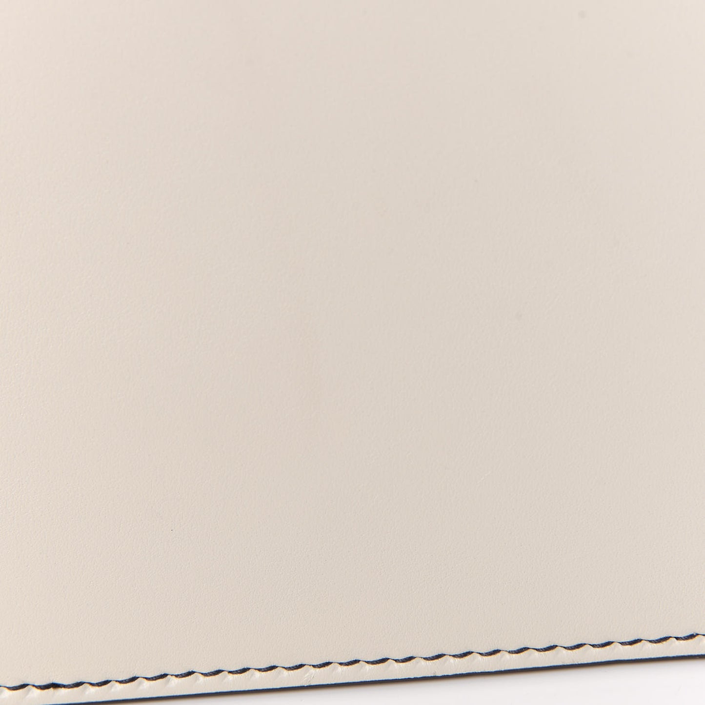 Calfskin J'Adior Chain Flap Bag Off White