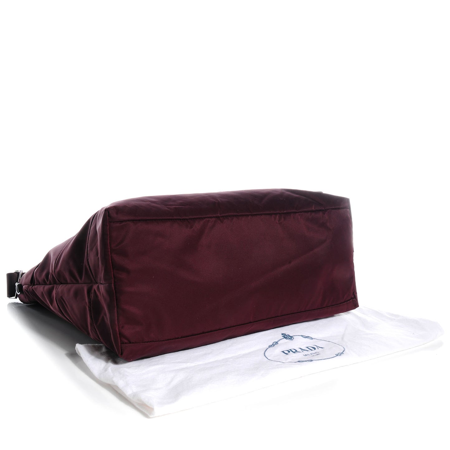 Tessuto Nylon Shopping Tote Bordeaux