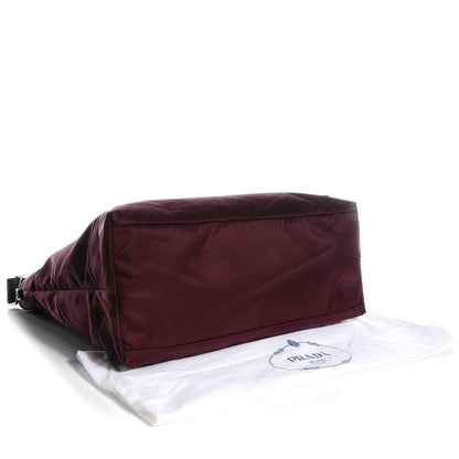 Prada Tessuto Nylon Shopping Tote Bordeaux 4 of 11