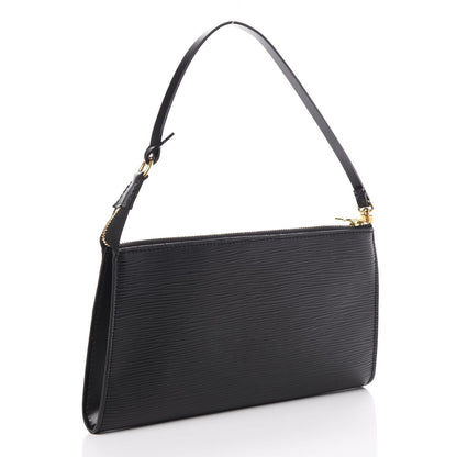 Louis Vuitton Epi Pochette Accessories 24 Black 3 of 7