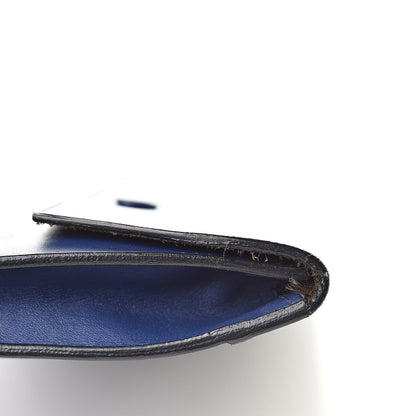 Celine Smooth Calfskin Tie Knot Companion Pouch Dark Indigo 12 of 14