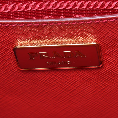 Prada Saffiano Medium Galleria Double Zip Tote Fuoco 10 of 20