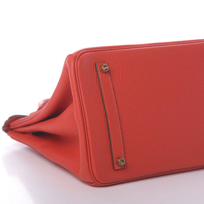 Hermes Togo Birkin 35 Rouge Pivoine 6 of 8