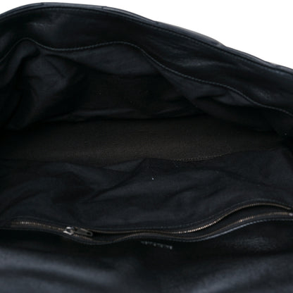 Balenciaga Nappa Calfskin Quilted Touch B Clutch Bag Black 5 of 9