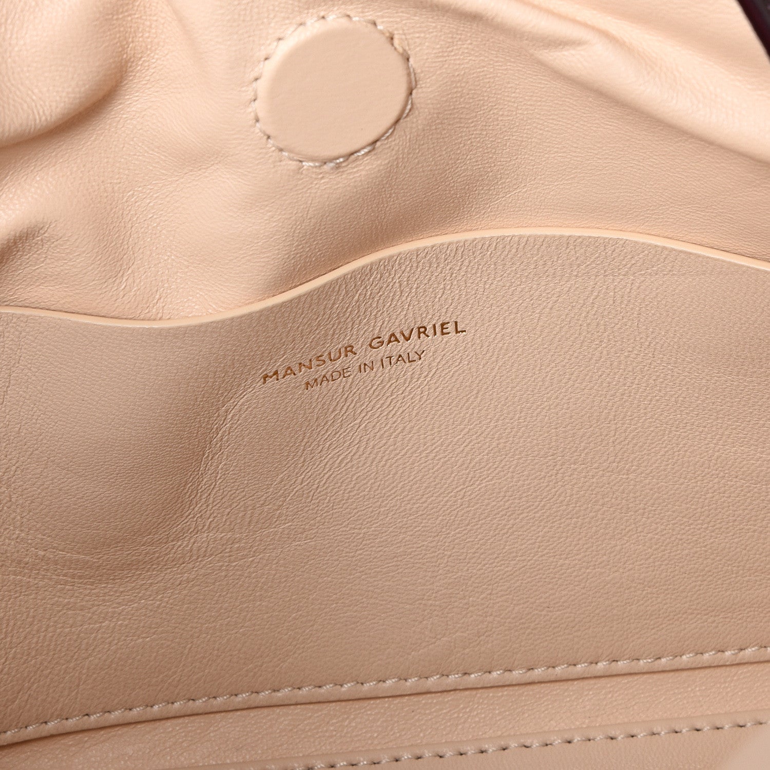 Mansur Gavriel Lambskin Mini Protea Bag Cabernet Cleo 5 of 8