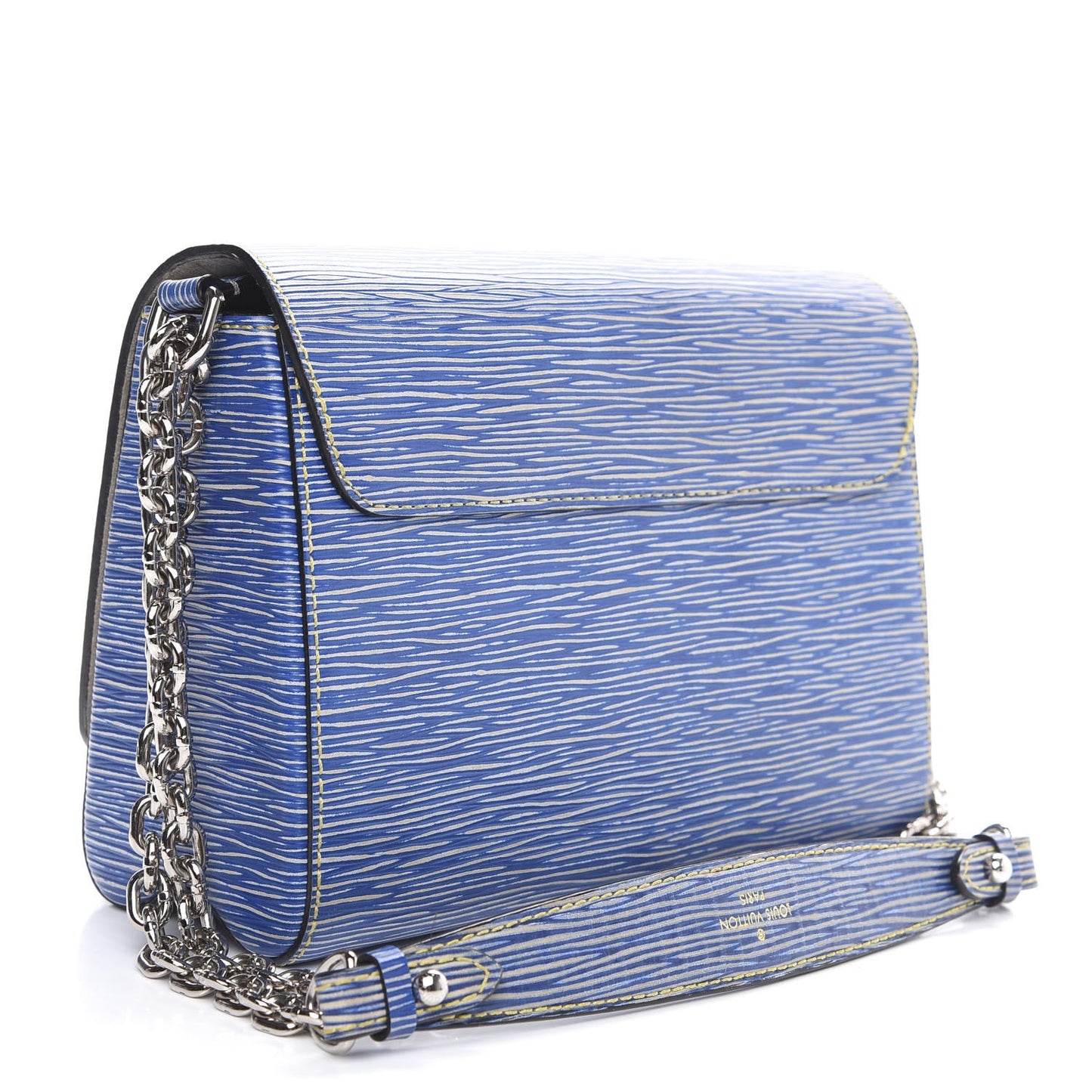 Epi Twist Shoulder Bag MM Denim Light