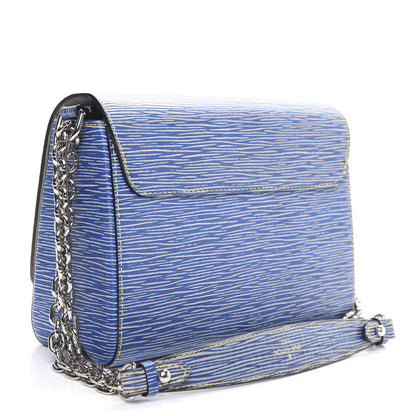 Louis Vuitton Epi Twist Shoulder Bag MM Denim Light 2 of 8
