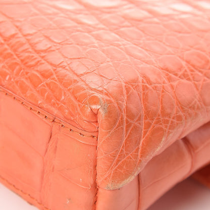 Nancy Gonzalez Crocodile Foldover Clutch Orange 11 of 19