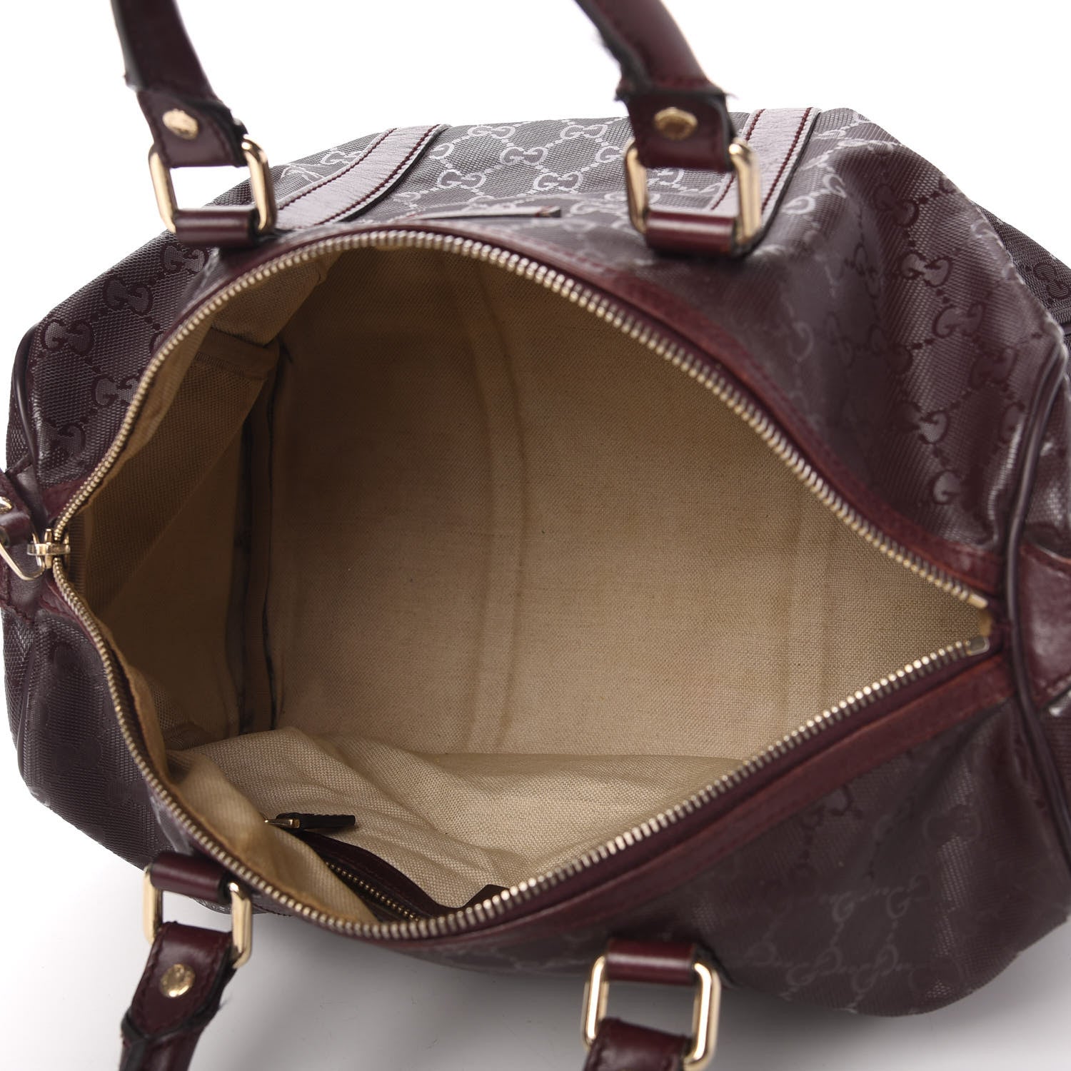 Gucci Imprime Monogram Medium Joy Boston Bordeaux 5 of 15