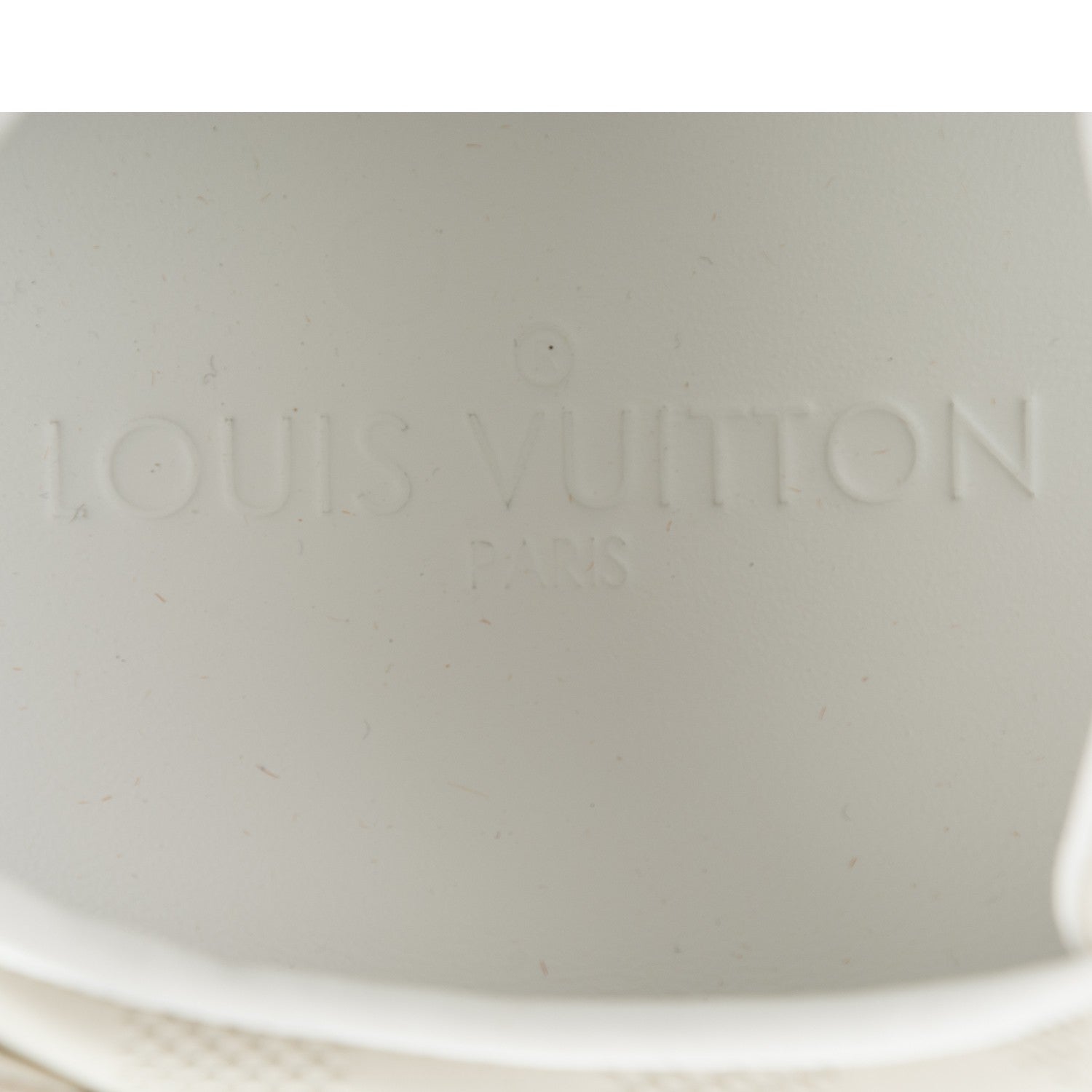 Louis Vuitton Calfskin Damier Embossed Frontrow Sneakers 11 Creme 8 of 8