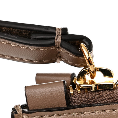 Stella McCartney Alter Nappa Perforated Logo Pouch Beige 11 of 12