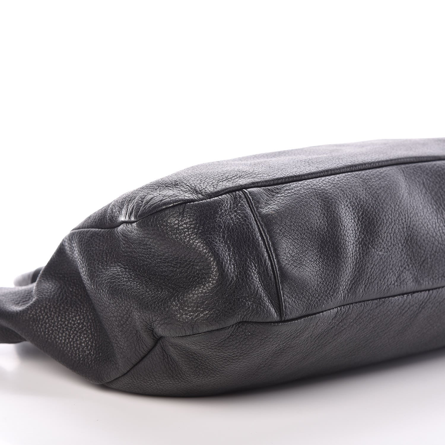 Chanel Grained Calfskin Shoulder Bag Black 8 of 9