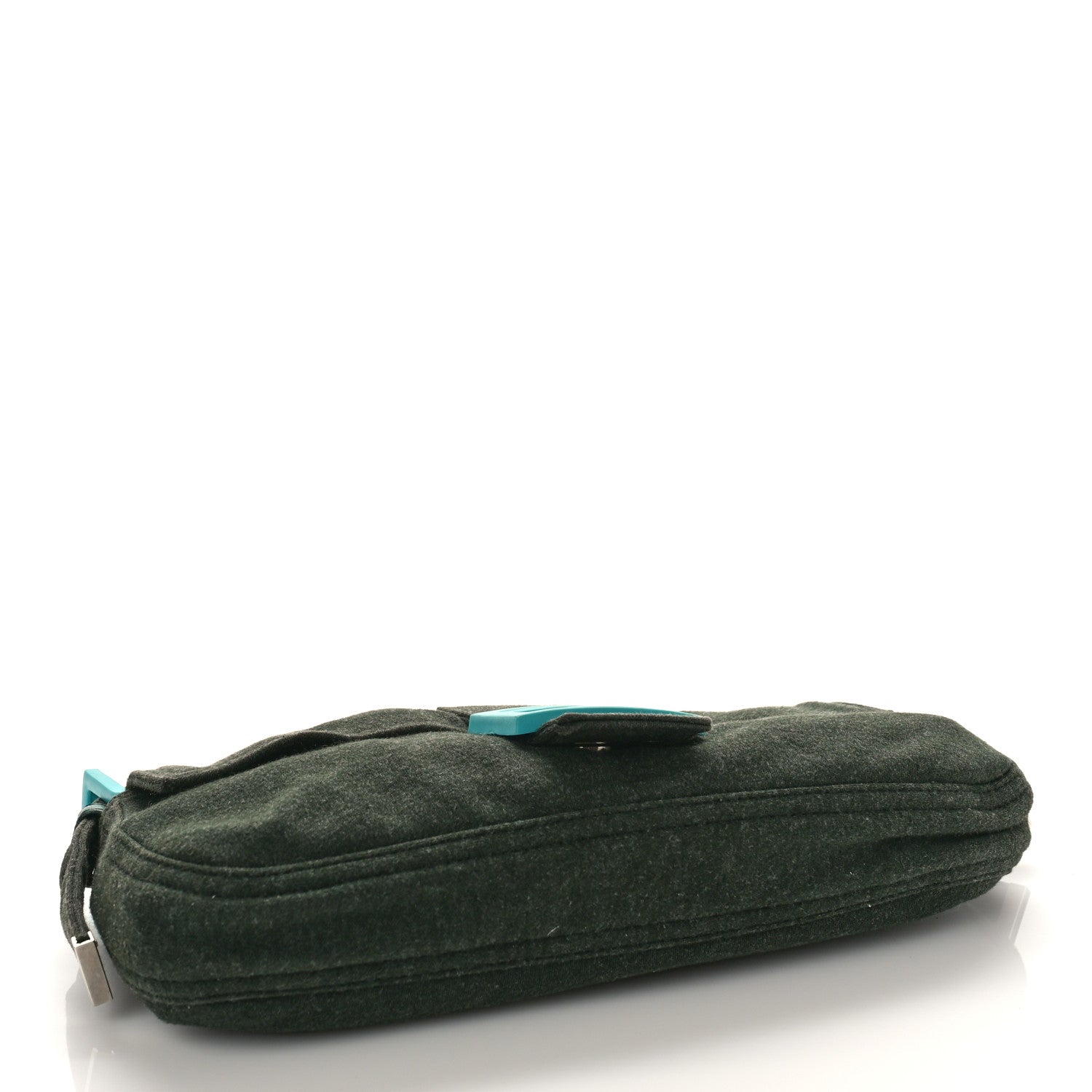 Fendi Jersey Baguette Green 4 of 8