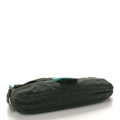 Fendi Jersey Baguette Green 4 of 8
