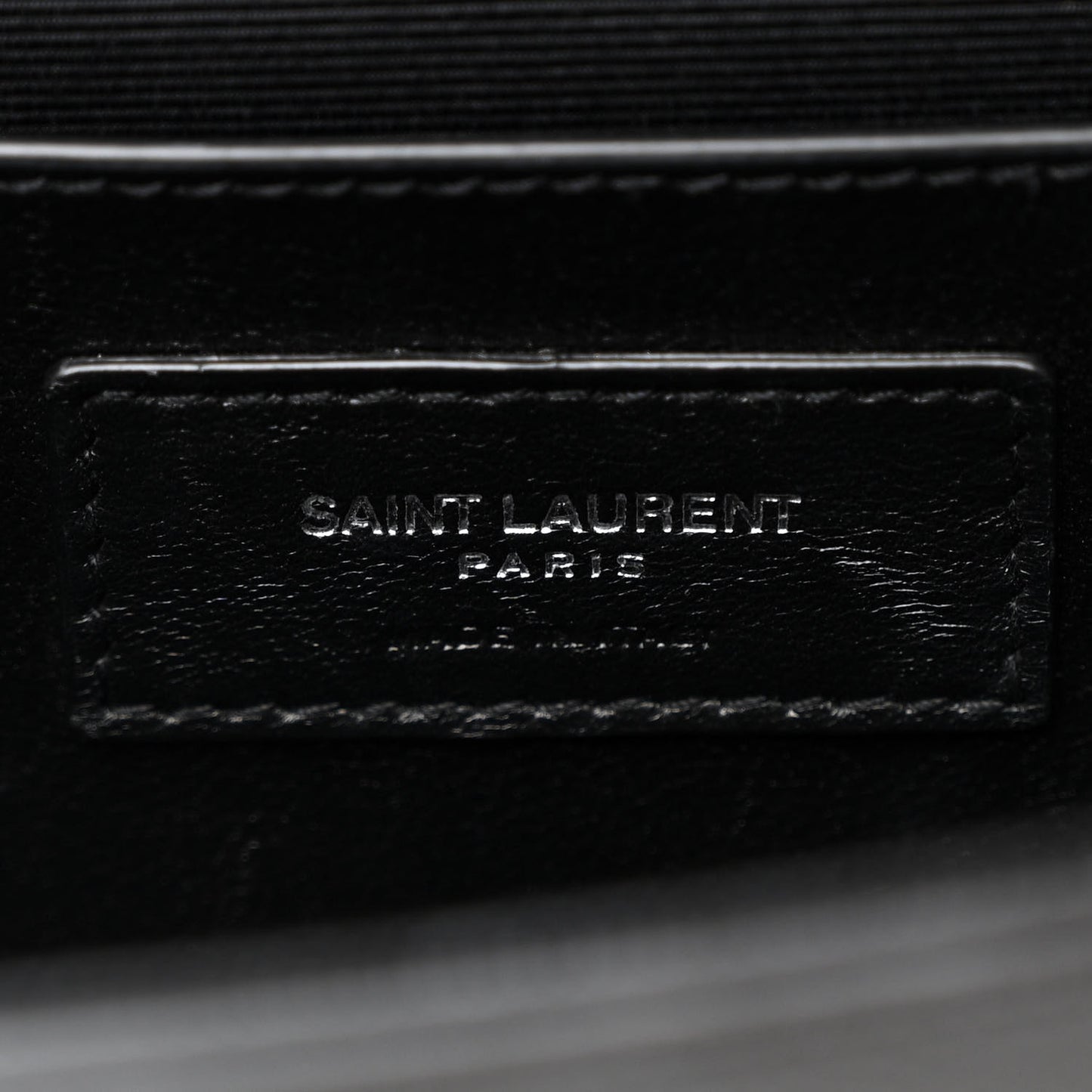 Grain De Poudre Medium Classic Monogram Kate Satchel Black