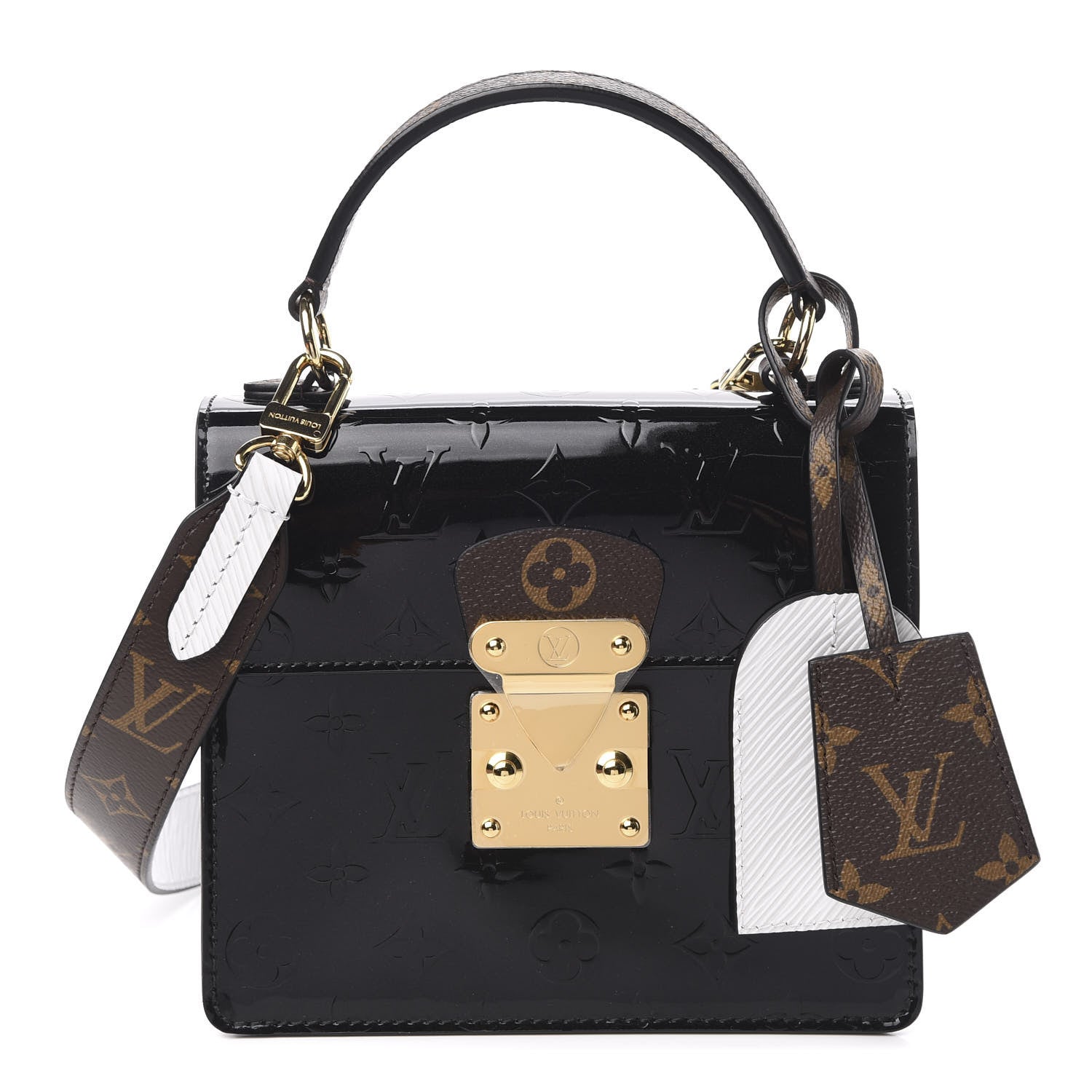 Louis Vuitton Vernis Epi Monogram Spring Street Black 1 of 11