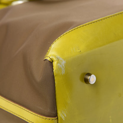 Burberry Nylon Patent Tote Green 12 of 17