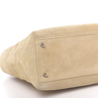 Christian Dior Suede Cannage Medium Lady Dior Beige 8 of 16