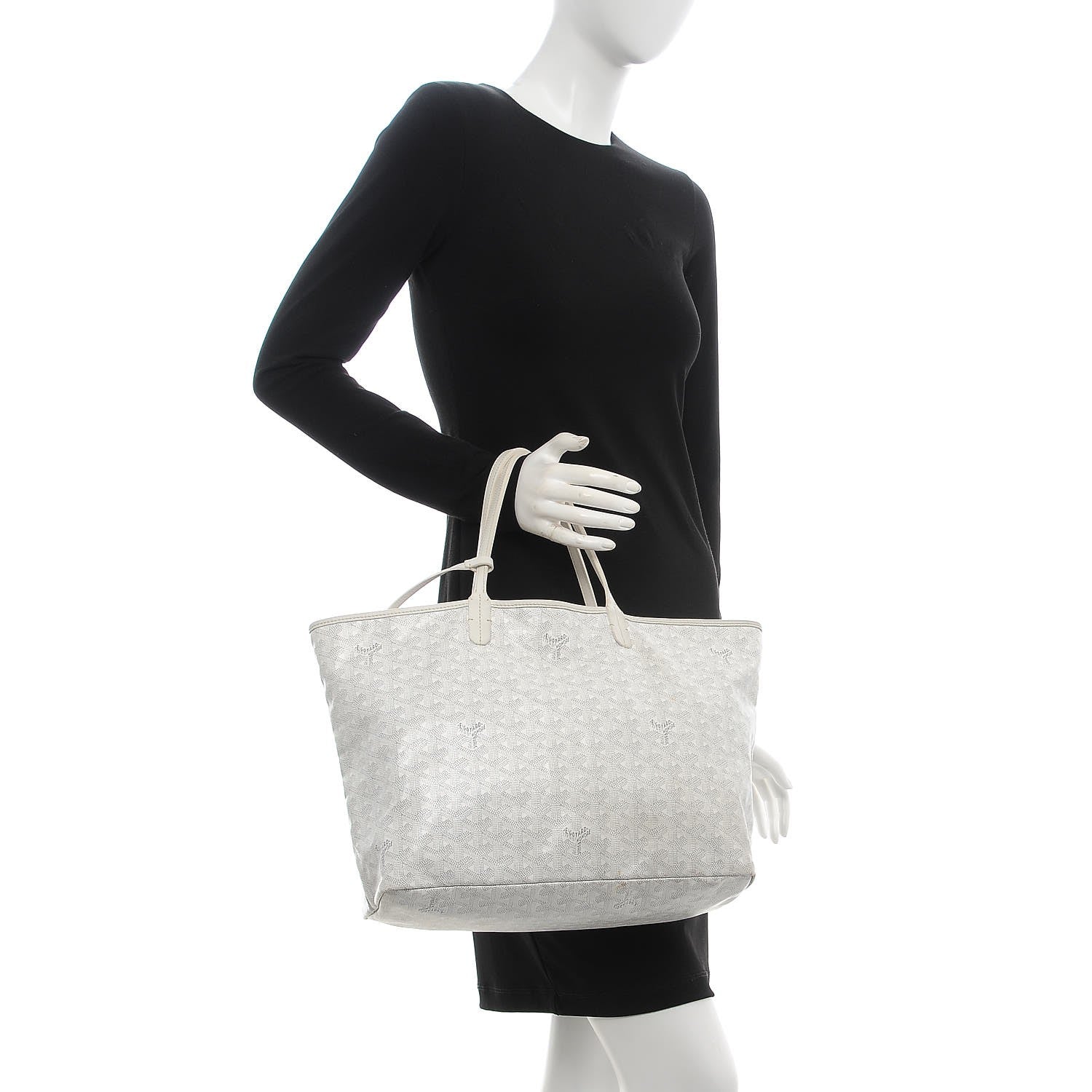 Goyard Goyardine Saint Louis PM White 2 of 14