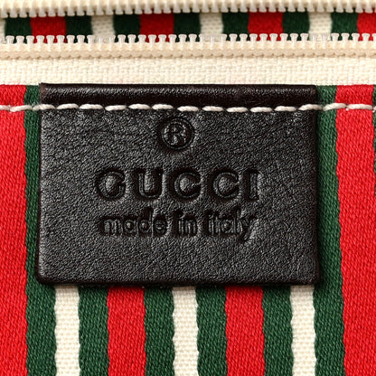Gucci Monogram New Britt Medium Boston Dark Brown 6 of 15