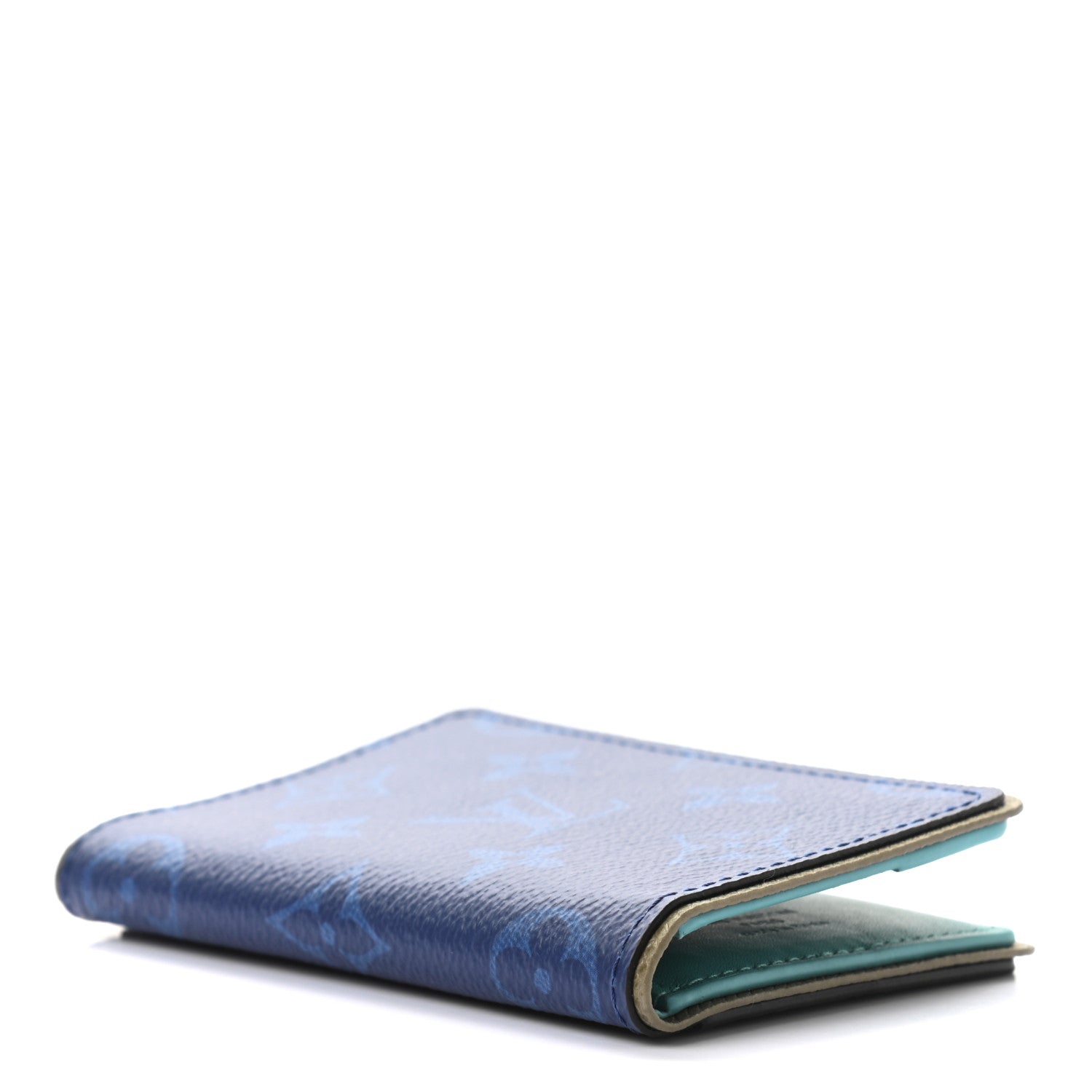 Louis Vuitton Monogram Outdoor Slender Wallet Pacific Blue 4 of 6