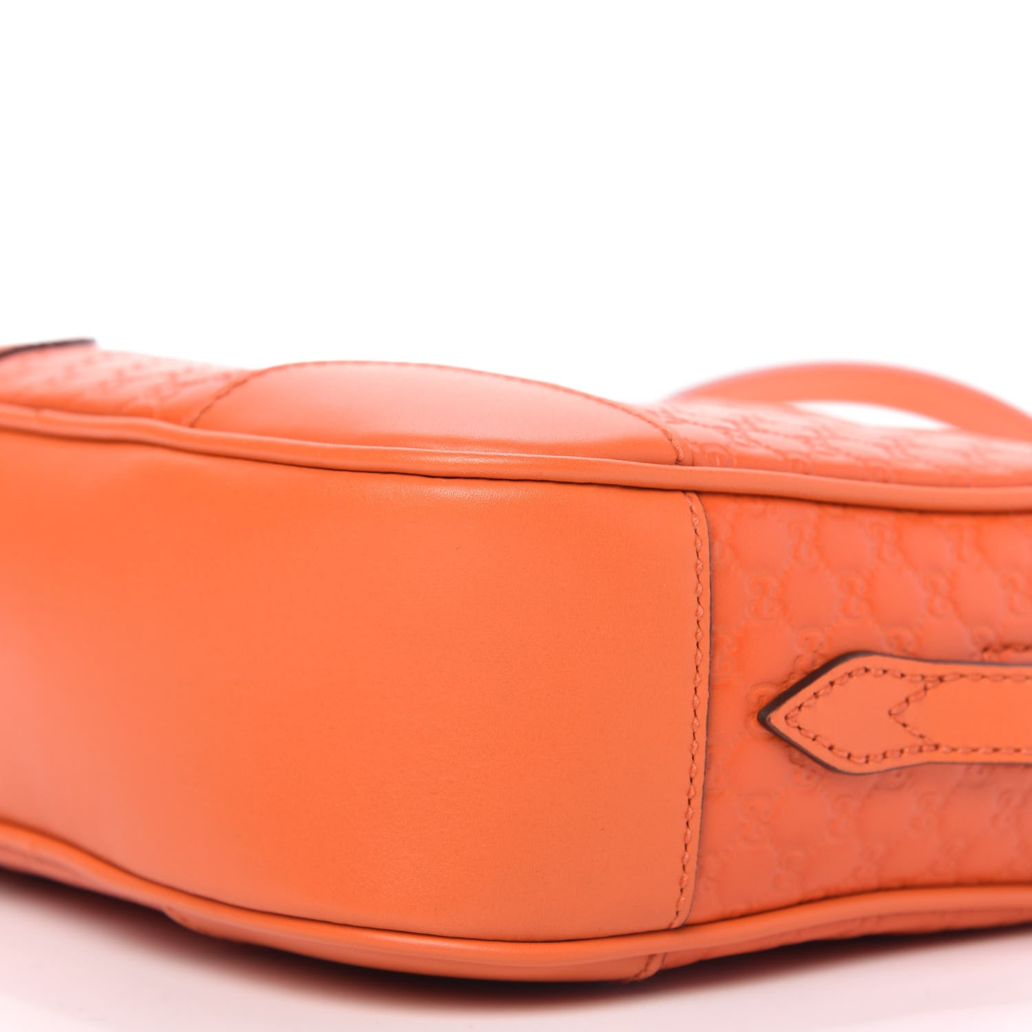 Gucci Soft Microguccissima Mini Bree Messenger Bag Sun Orange 7 of 10