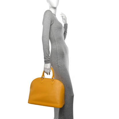 Louis Vuitton Epi Alma GM Citron 2 of 15