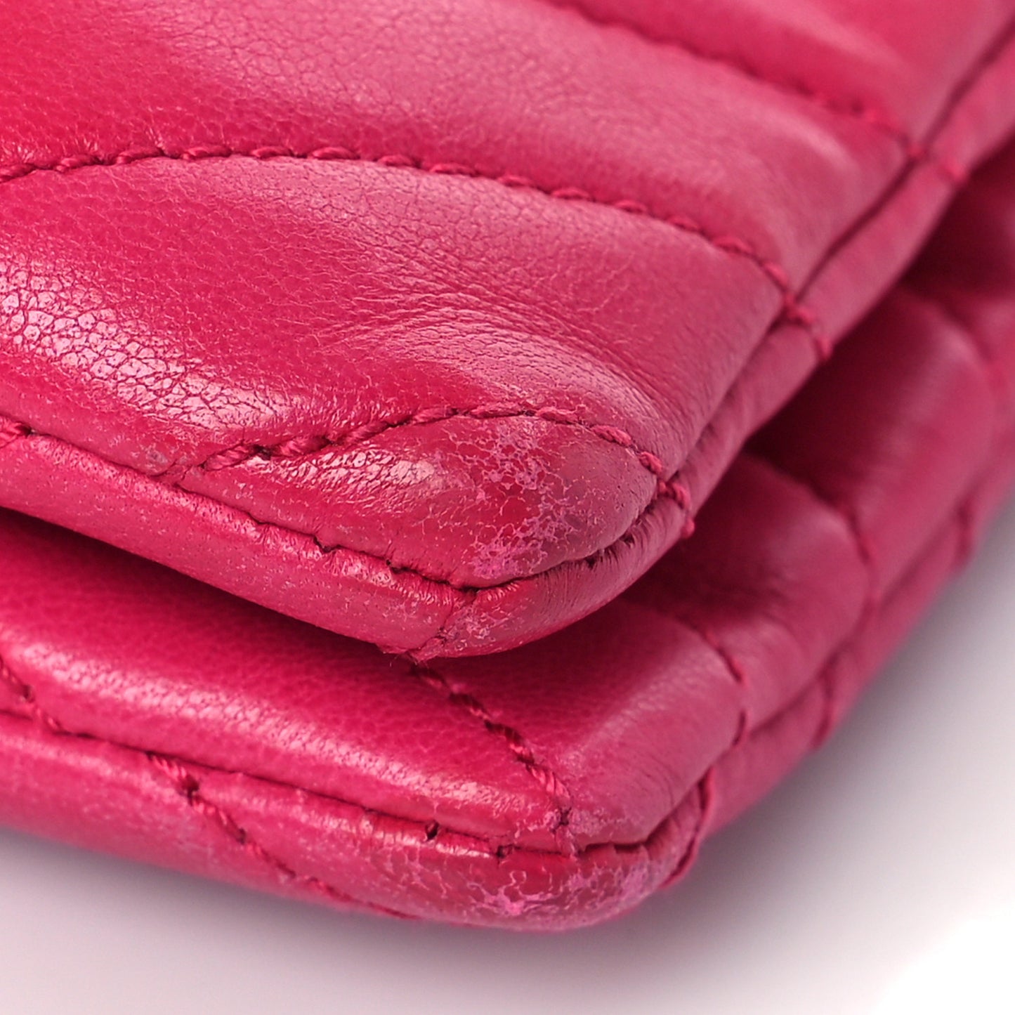 Lambskin Quilted Double Flap Bag Pink