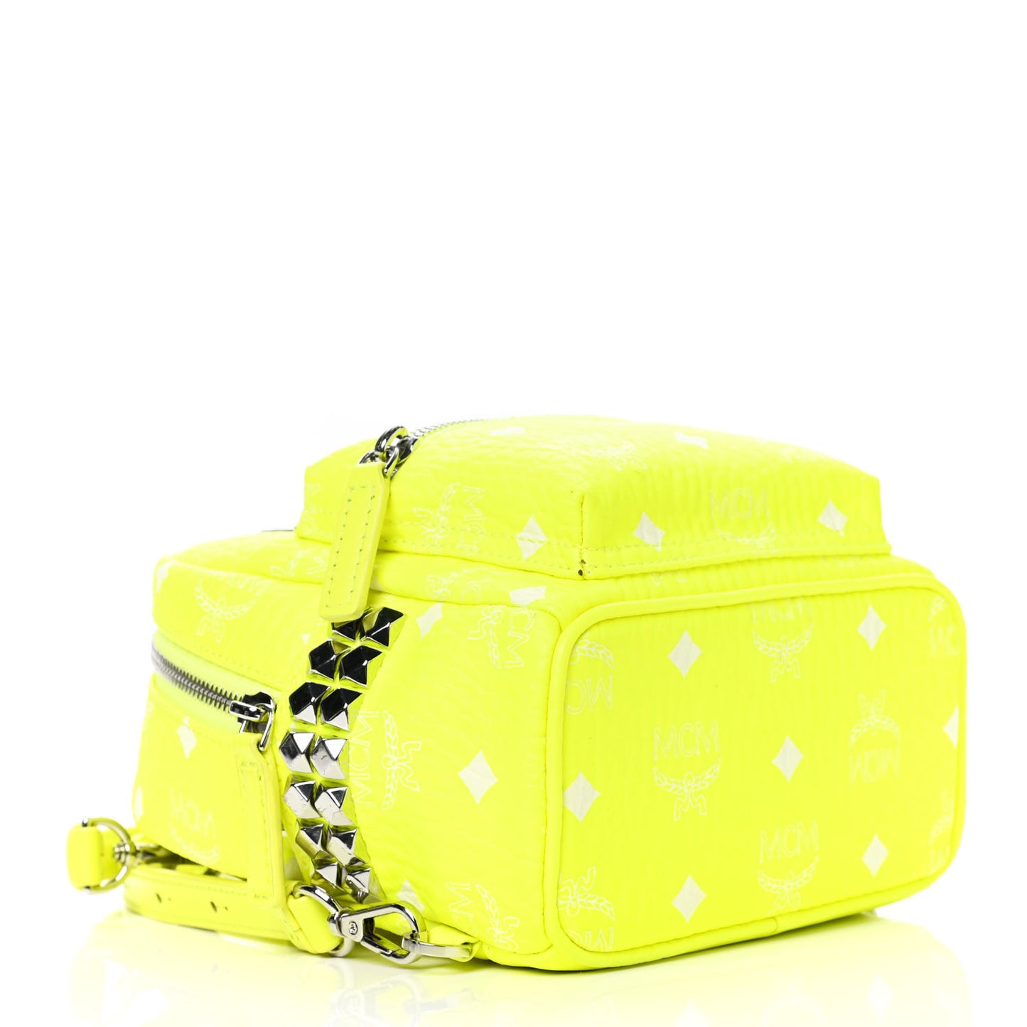 Visetos Side Stud X-Mini Stark Bebe Boo Backpack Neon Yellow