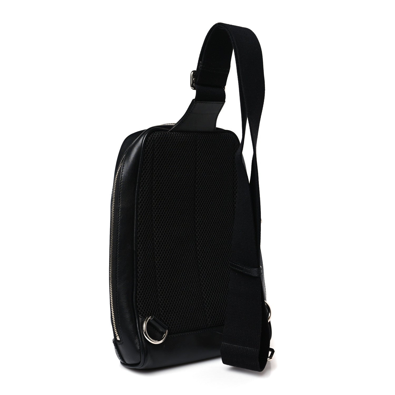 Gucci Guccissima Sling Backpack Black 3 of 9