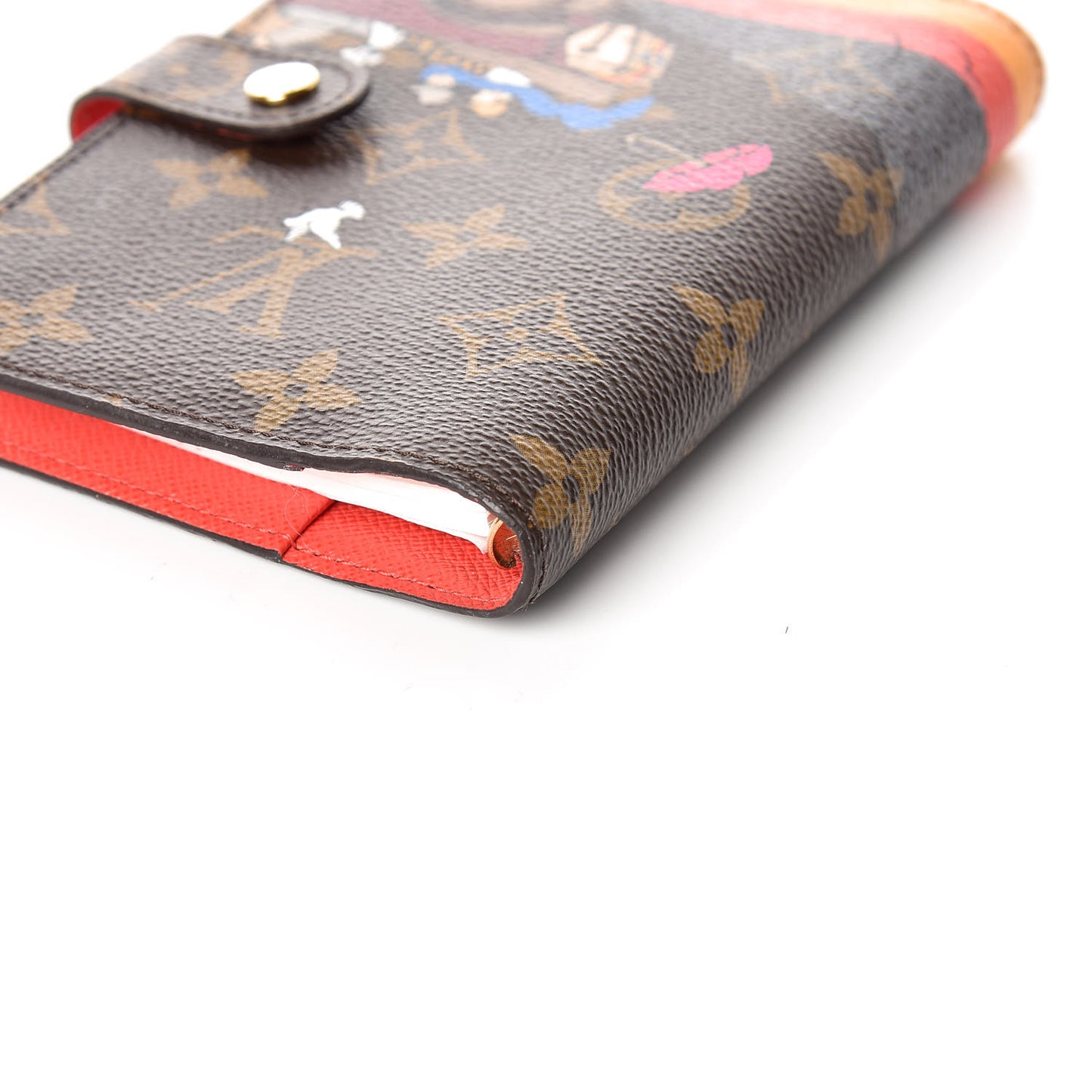 Monogram 2015 Christmas Animation Small Ring Agenda Cover Poppy