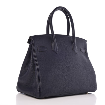 Hermes Togo Birkin 30 Bleu Nuit 3 of 33