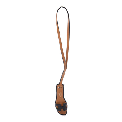 Hermes Epsom Butler Calfskin Hunter Oran Nano Bag Charm Black 1 of 5