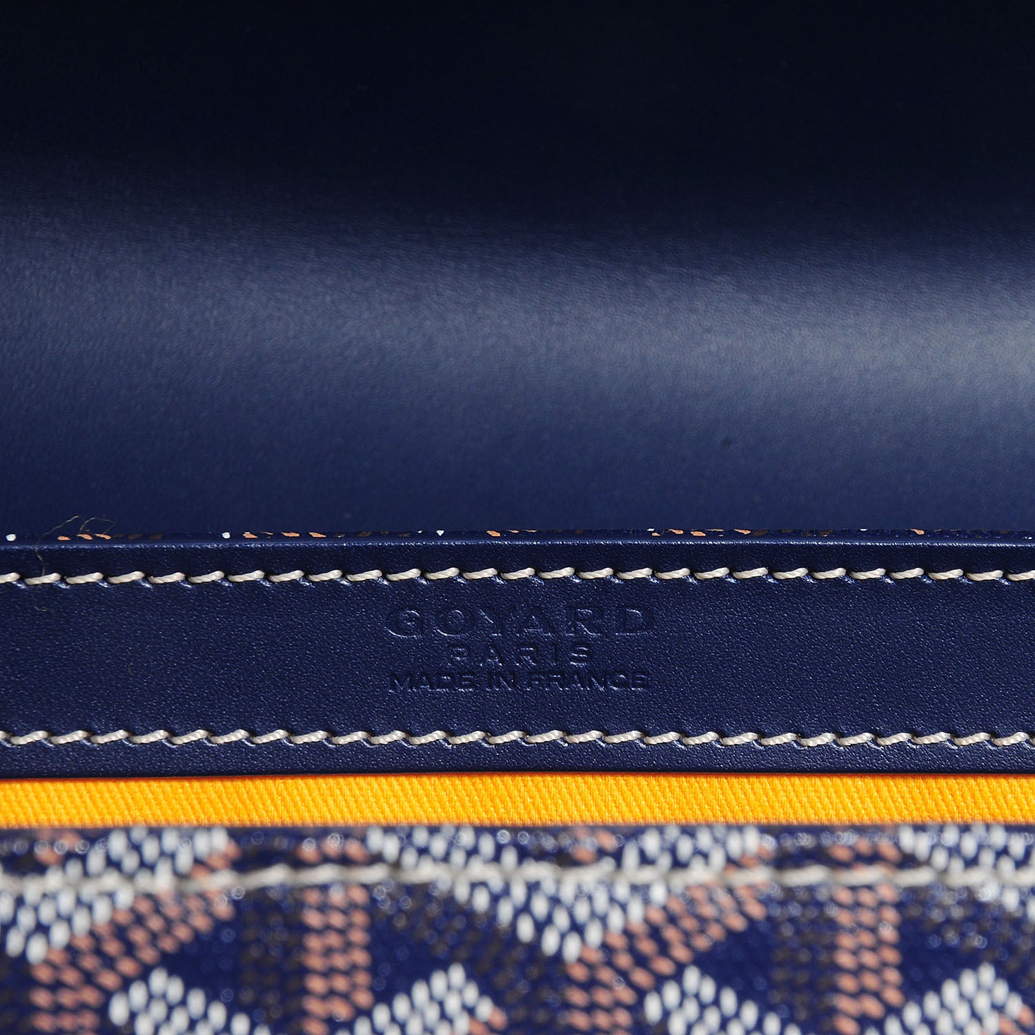 Goyard Goyardine Saigon MM Blue 7 of 9