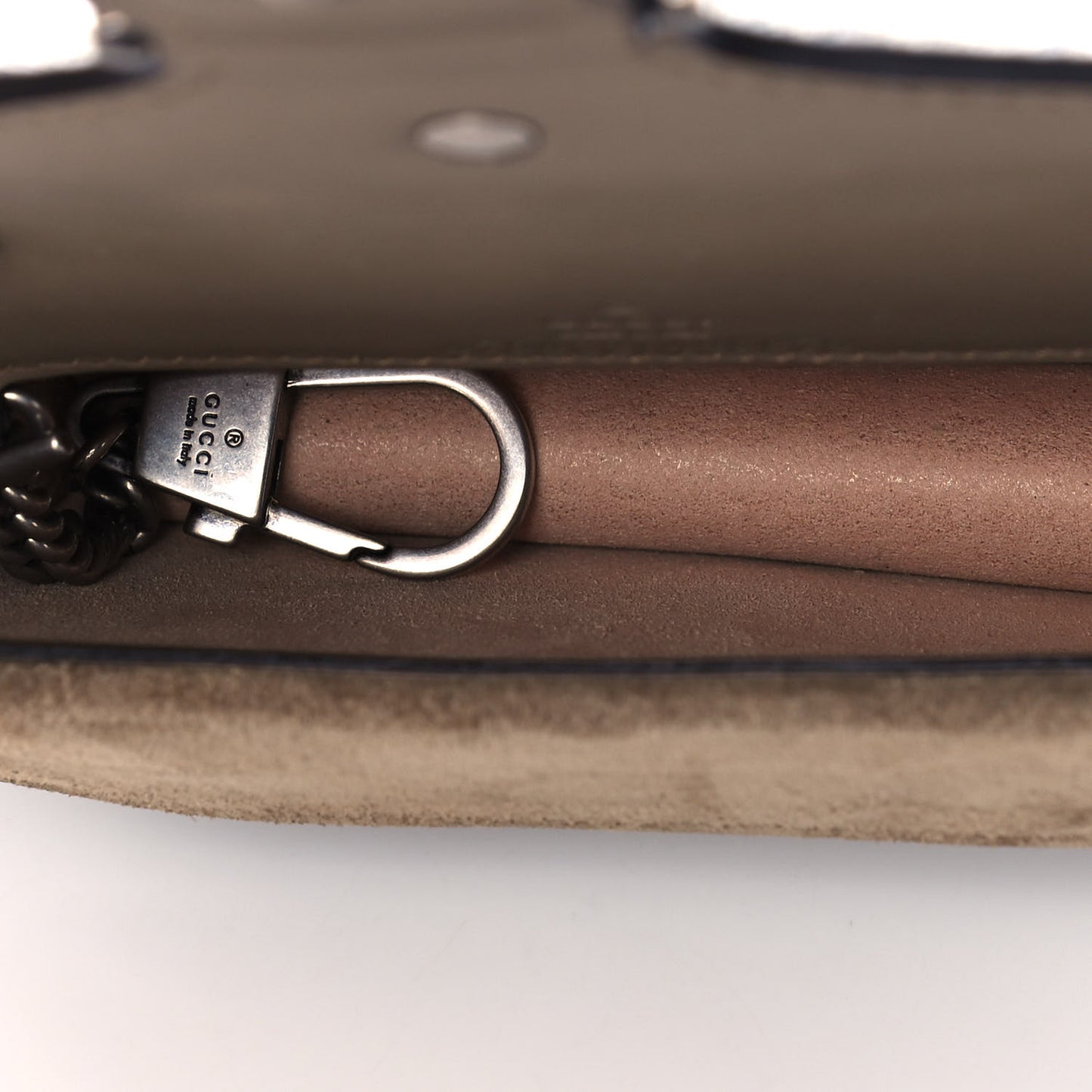 GG Supreme Monogram Super Mini Dionysus Shoulder Bag Taupe