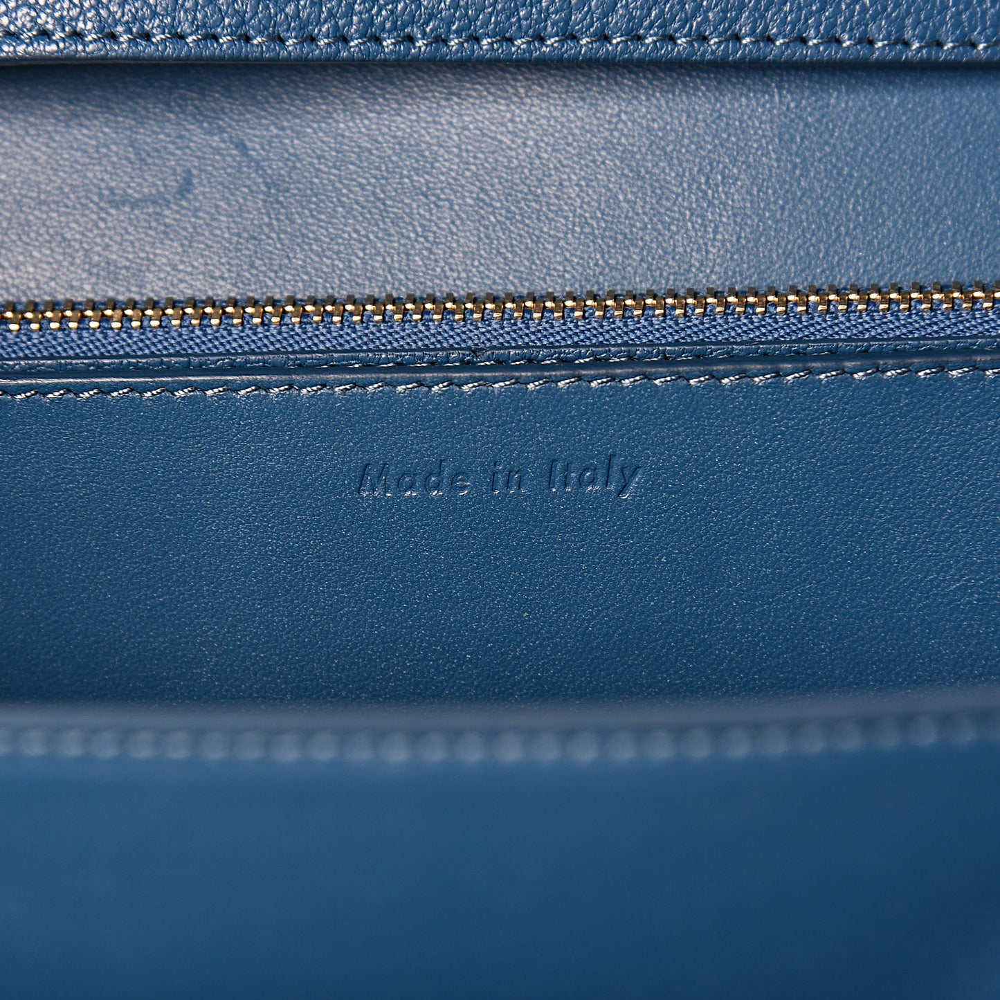 Goatskin Medium Classic Box Flap Bag Deepsea