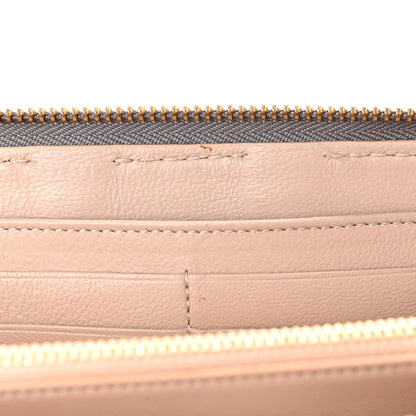Chloe Calfskin Marcie Long Zip Around Wallet Cashmere Grey 9 of 15
