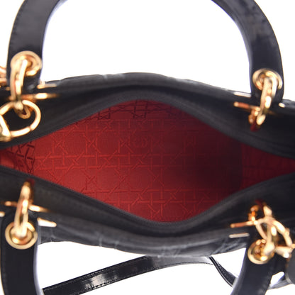 Christian Dior Nylon Cannage Medium Lady Dior Black 5 of 18