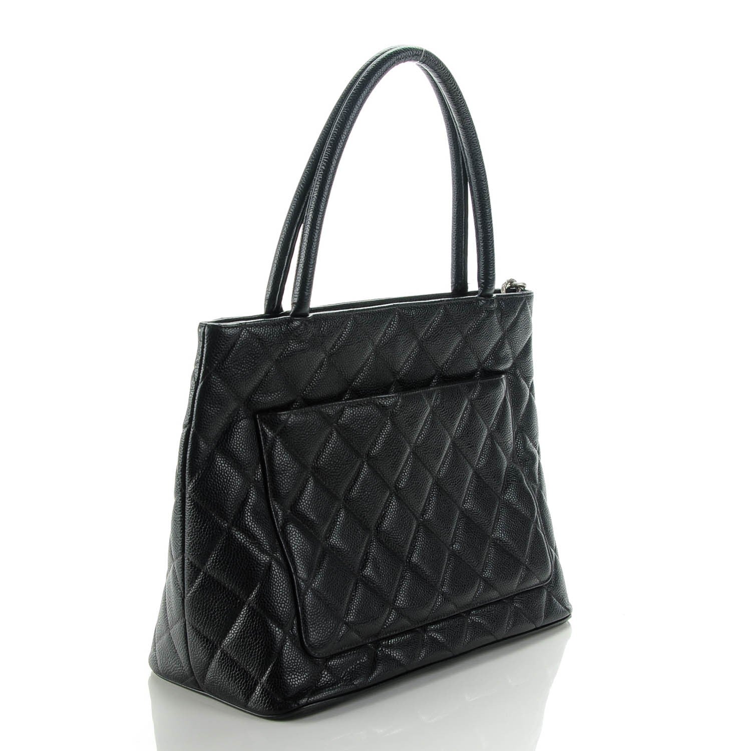 Chanel Caviar Quilted Medallion Tote Black 3 of 7
