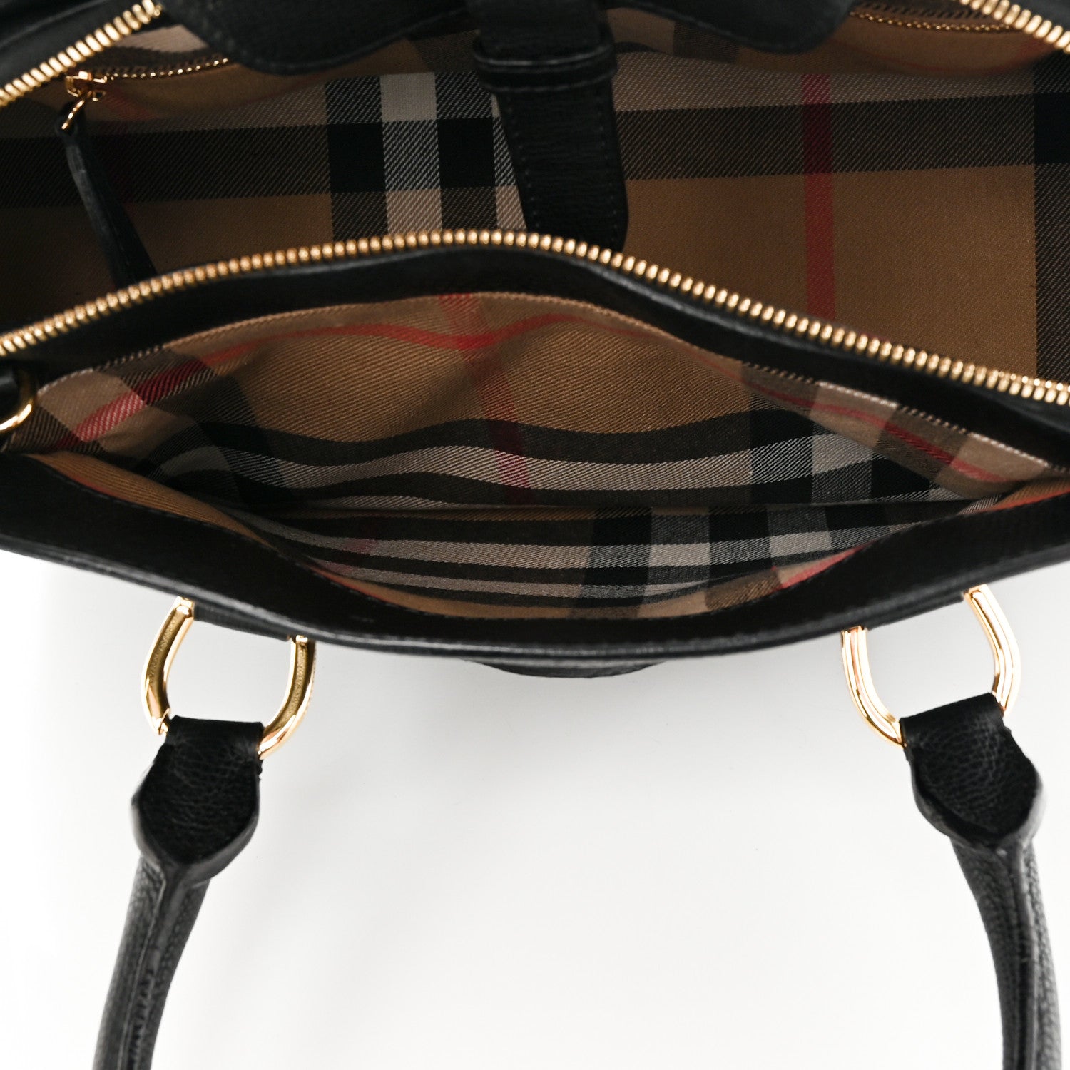 Burberry Derby Calfskin Medium Milverton Satchel Black 9 of 15
