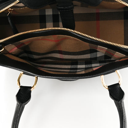 Burberry Derby Calfskin Medium Milverton Satchel Black 9 of 15