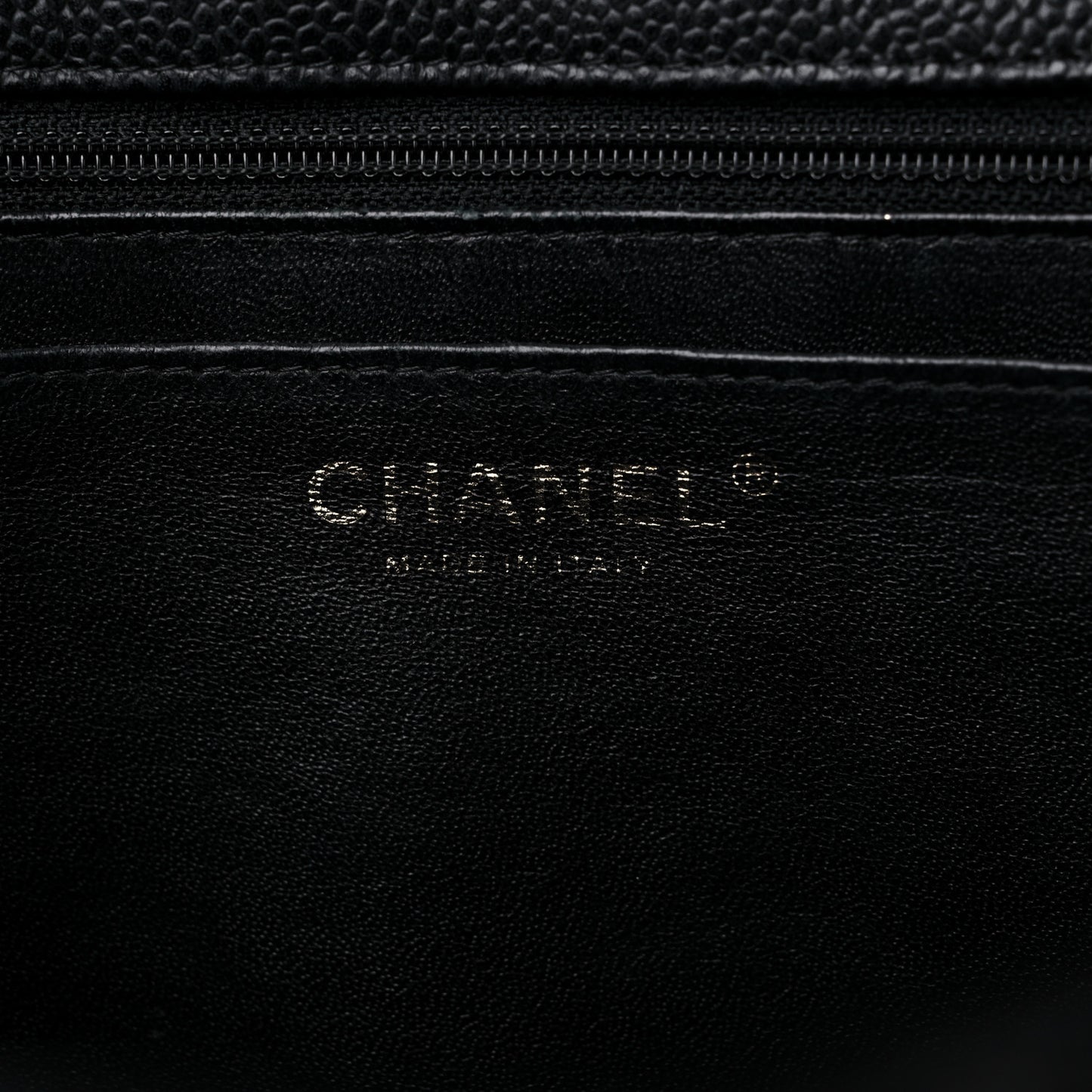 Caviar Quilted Jumbo Single Flap Black