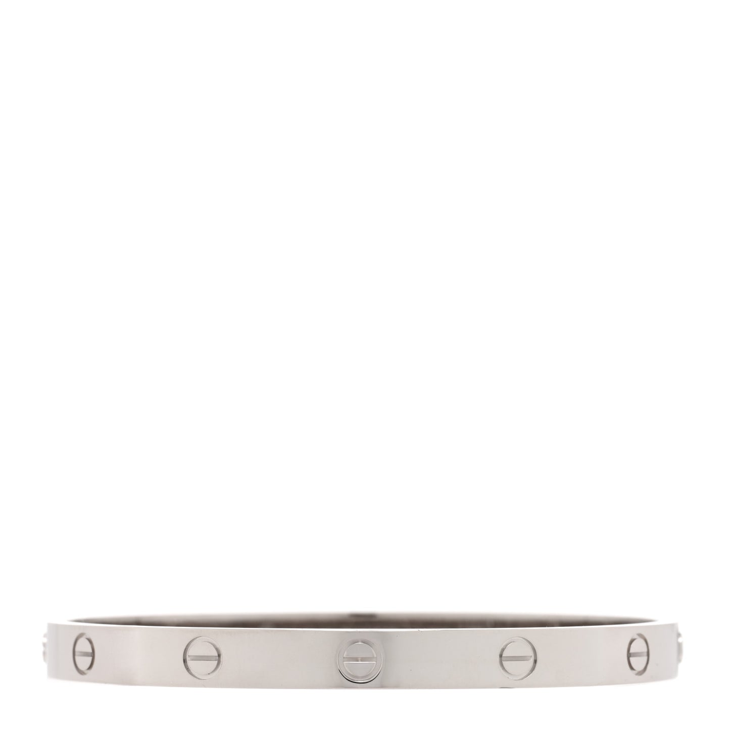 18K White Gold LOVE Bracelet 19